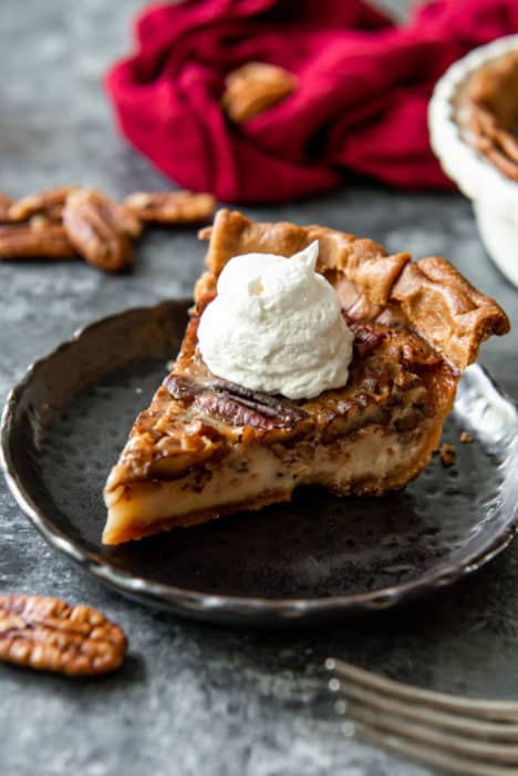 pecan pie slice